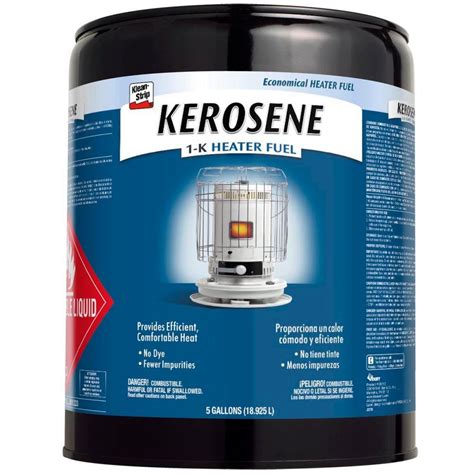 1-K grade kerosene fuel. Fuel-grade kerosene for all kerosene appliances, including heater, lanterns and stoves. Clean burning fuel. Reliable and long-lasting. Burns cleaner than 2-K kerosene. K-1 grade kerosene produces less soot. Ideal for camping trips. Key product to have on hand for all winter weather-related emergencies. 